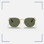 Ray-ban HEXAGONAL Doré – Image 4