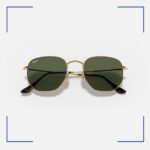 Ray-ban HEXAGONAL Doré – Image 2